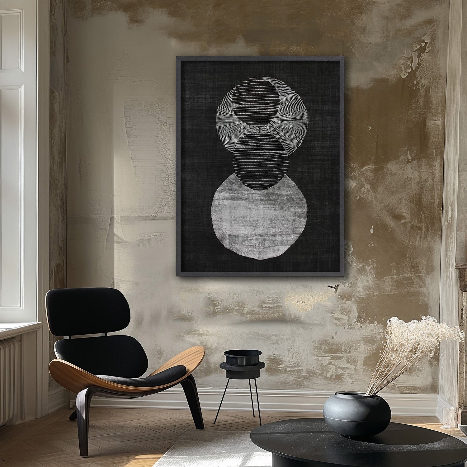 Abstract wall art prints, modern art for stylish interiors
