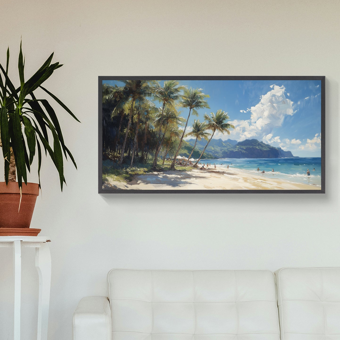 Wakiki Beach | Tropical Wall Art Print for Coastal Home Decor