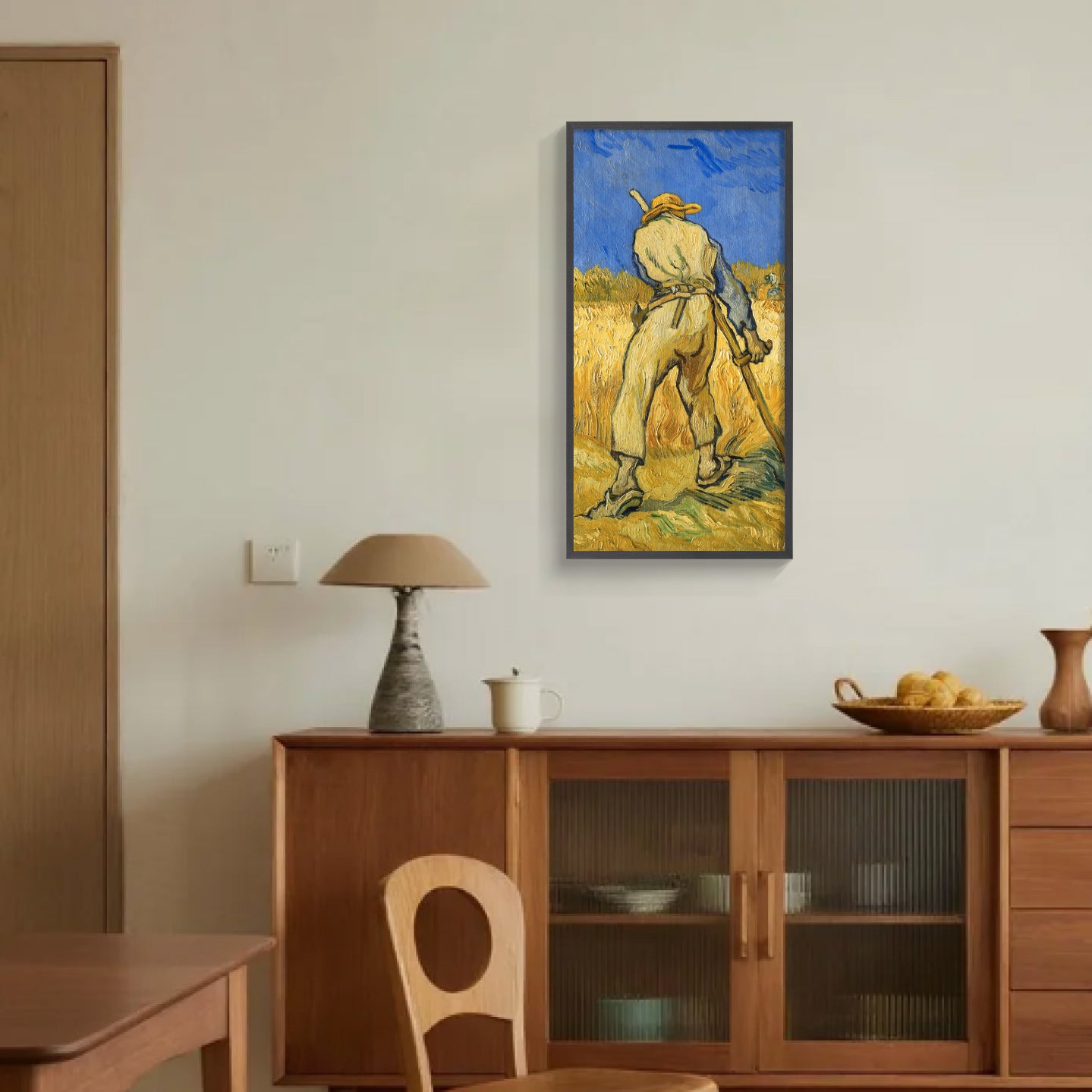 The Reaper after Millet Vincent Van Gogh | Post - Impressionist Painting Wall Decor for Living Room