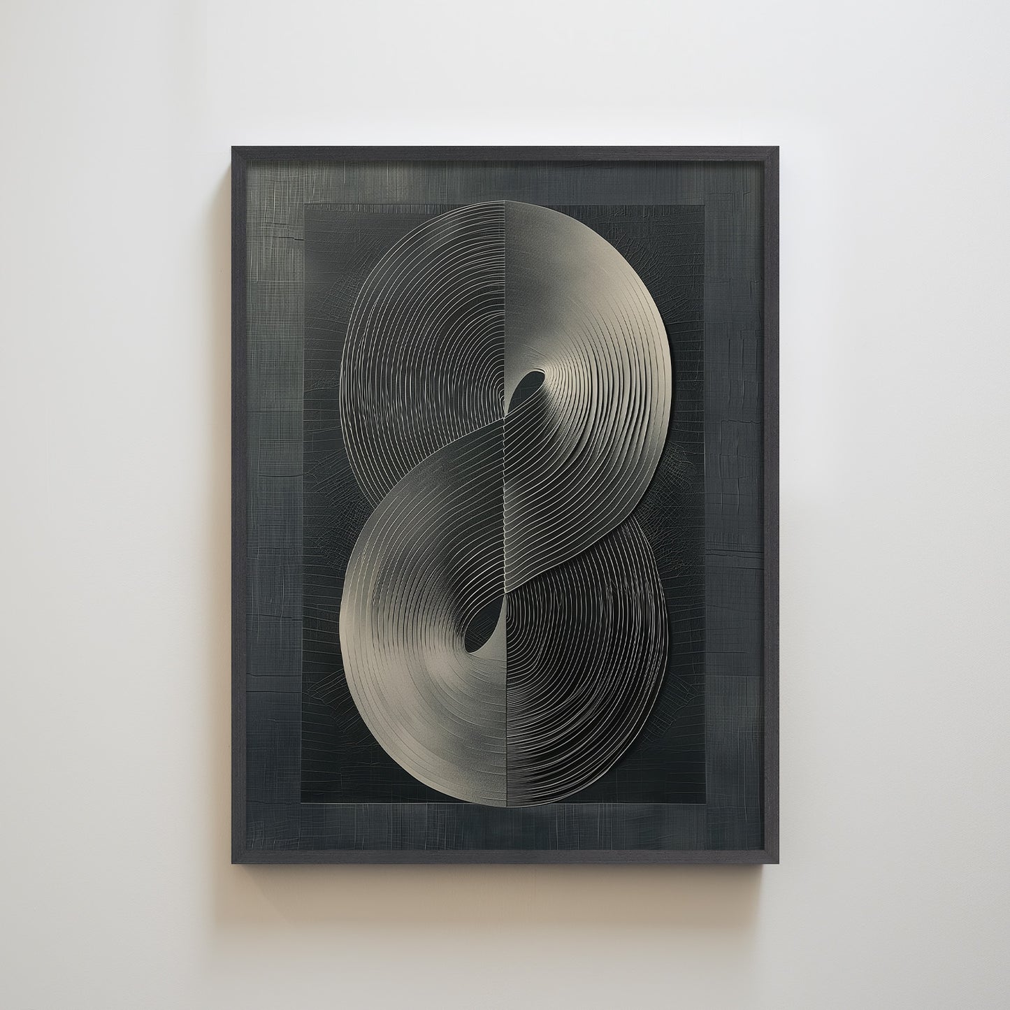 Abstract black and gold texture print home decoration painting.