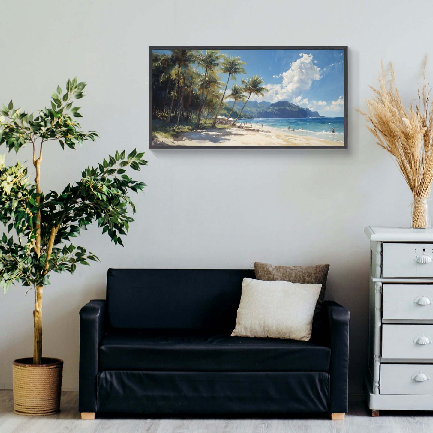 Wakiki Beach | Tropical Wall Art Print for Coastal Home Decor