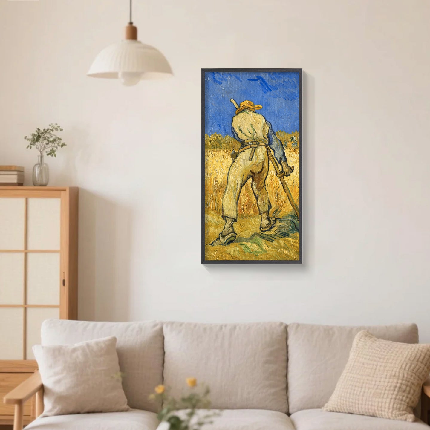 The Reaper after Millet Vincent Van Gogh | Post - Impressionist Painting Wall Decor for Living Room