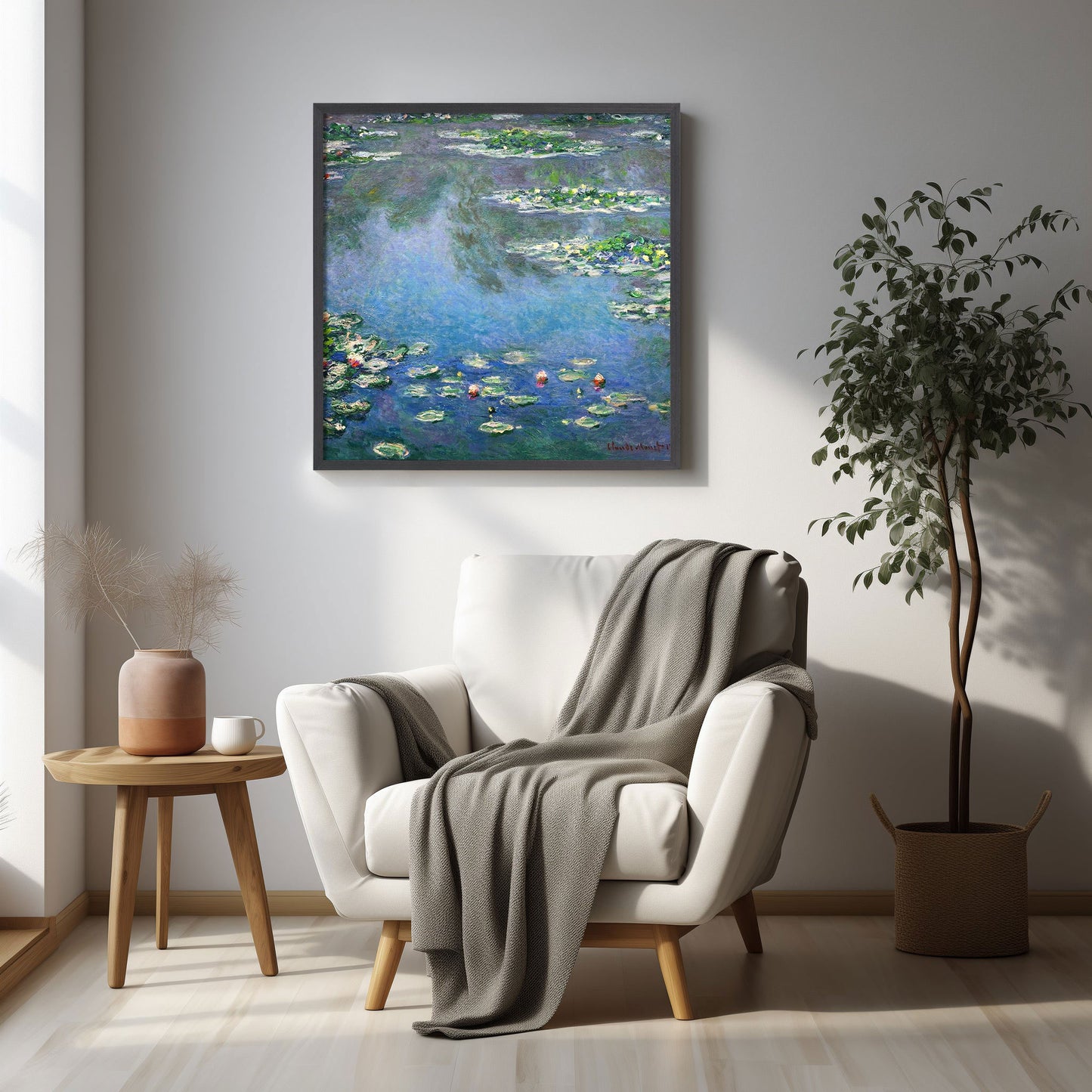 Claude Monet - Water Lilies - 1906 | Impressionist Painting Wall Decor for Living Room