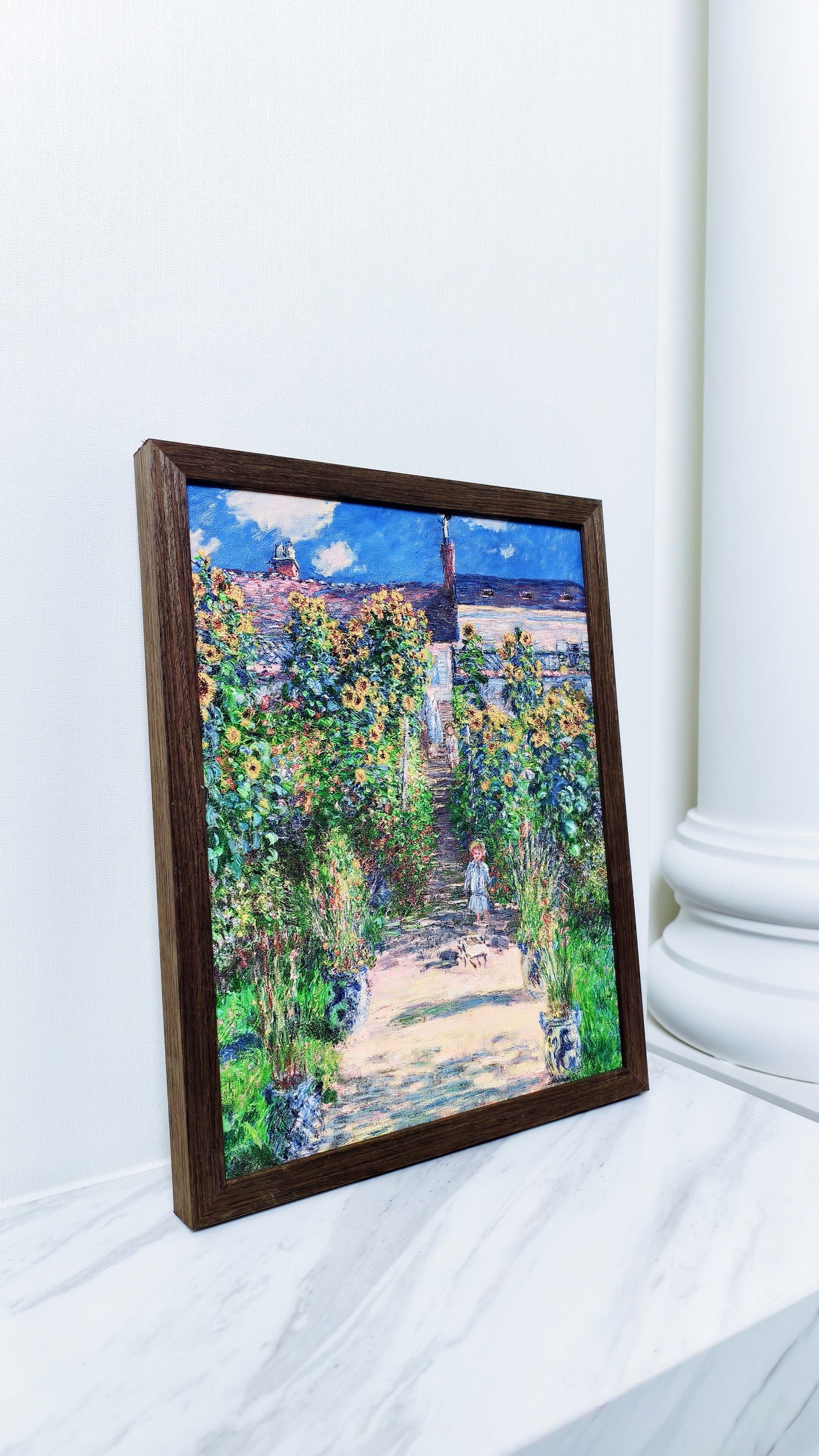 Artist's Witney Gardens | Landscape Oil Painting Wall Decor for Living Room