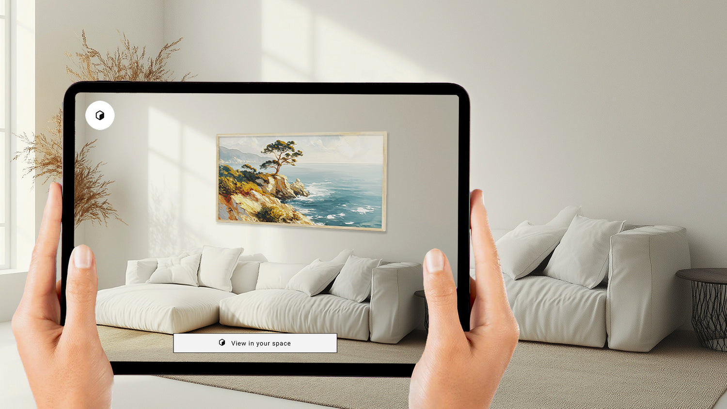 Dynamic AR effect of decorative painting.