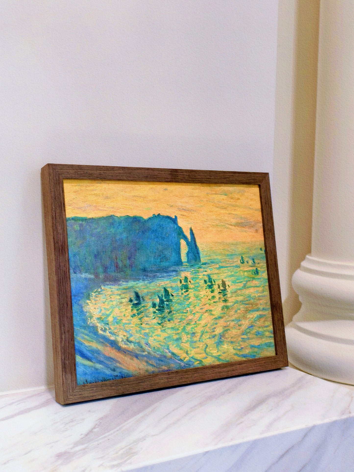 The Cliff at Etretat | Painting Wall Decor The Cliff at Etretat Decor