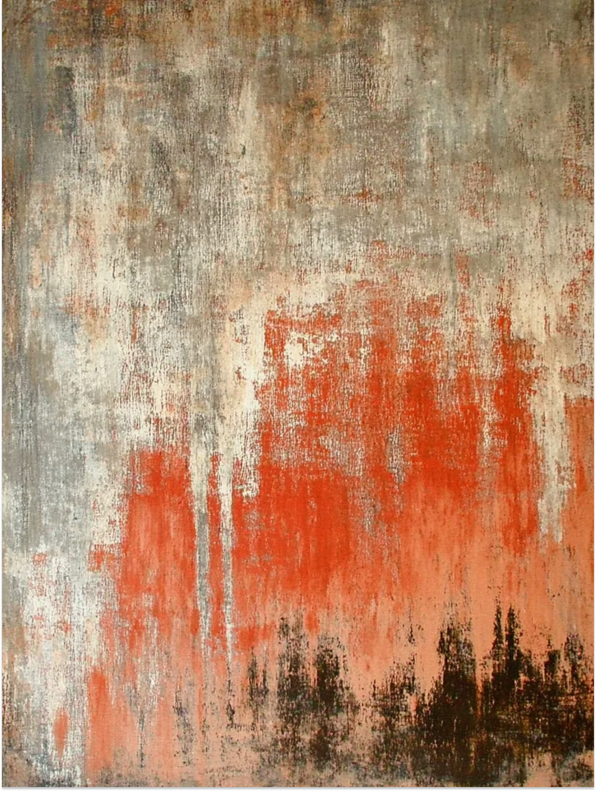 Imprints On The Wall Textured Art Print