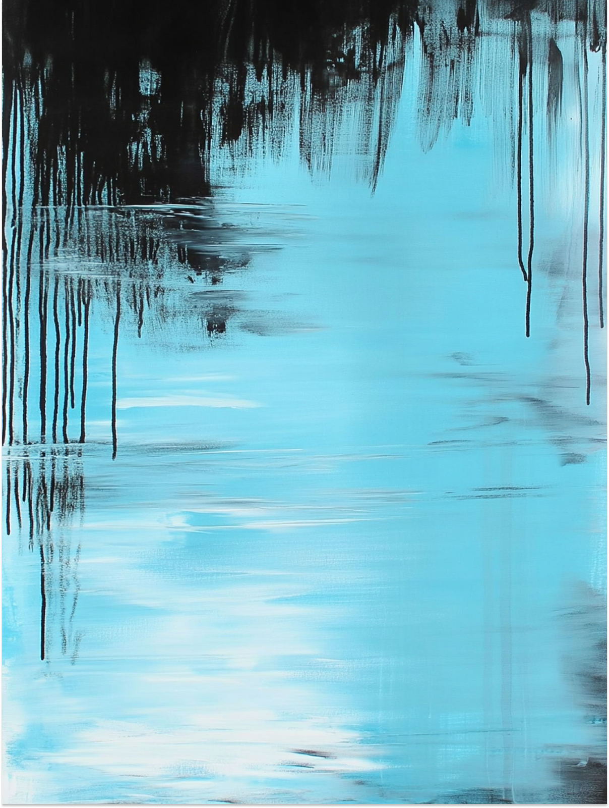 Surface Echoes Textured Art Print