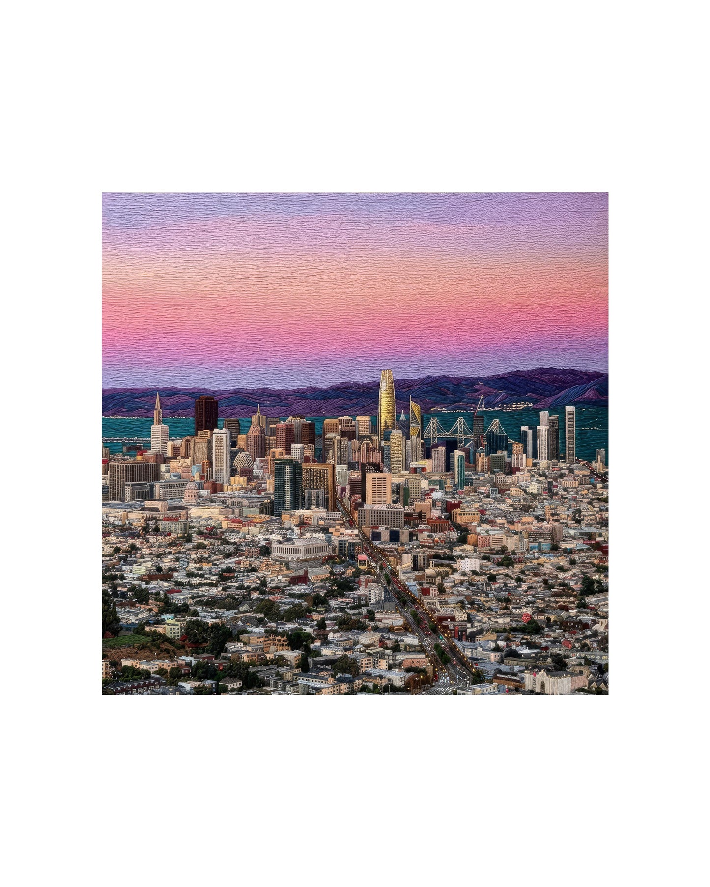 SF Textured Print Small(8x10)