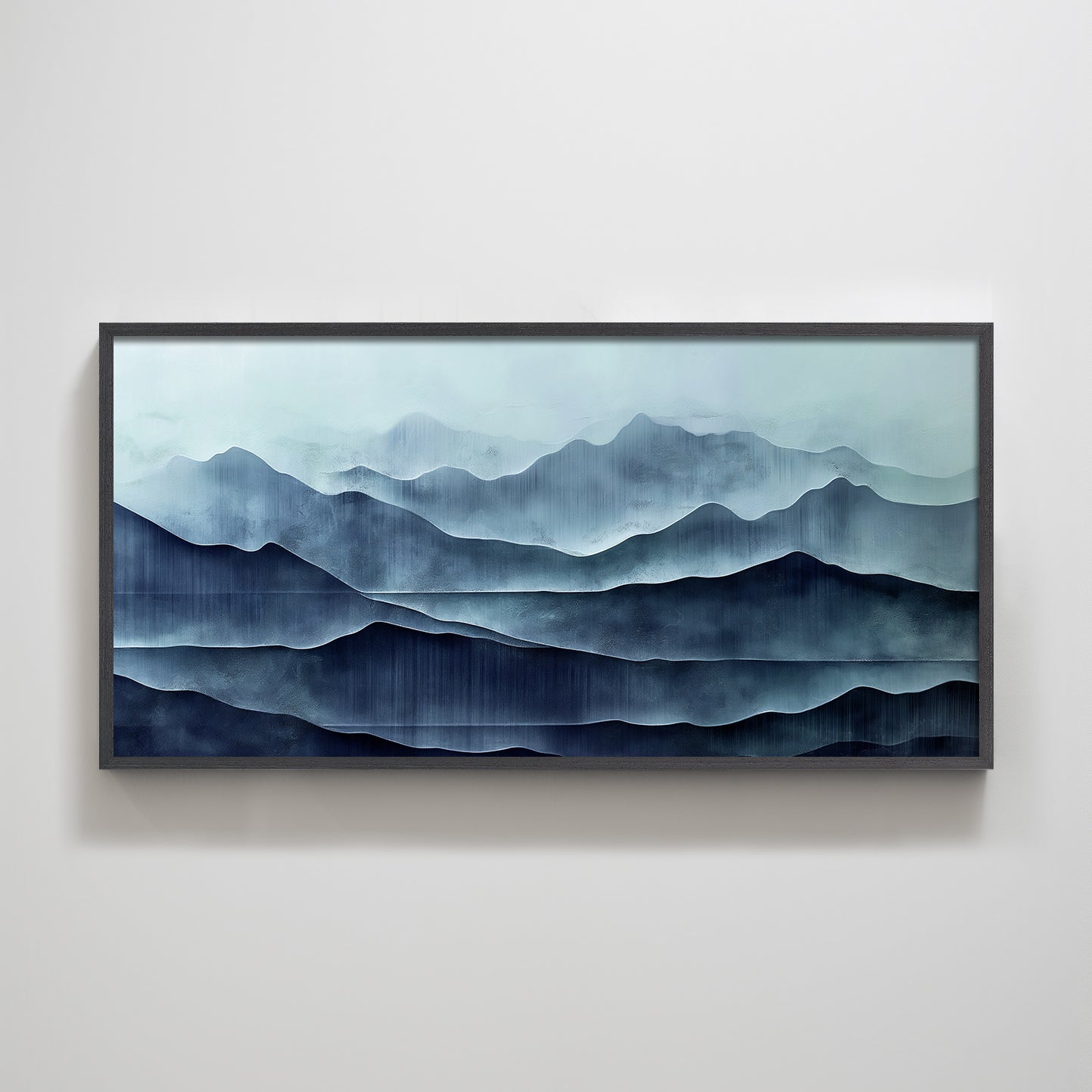 Blue mountain texture home decoration painting