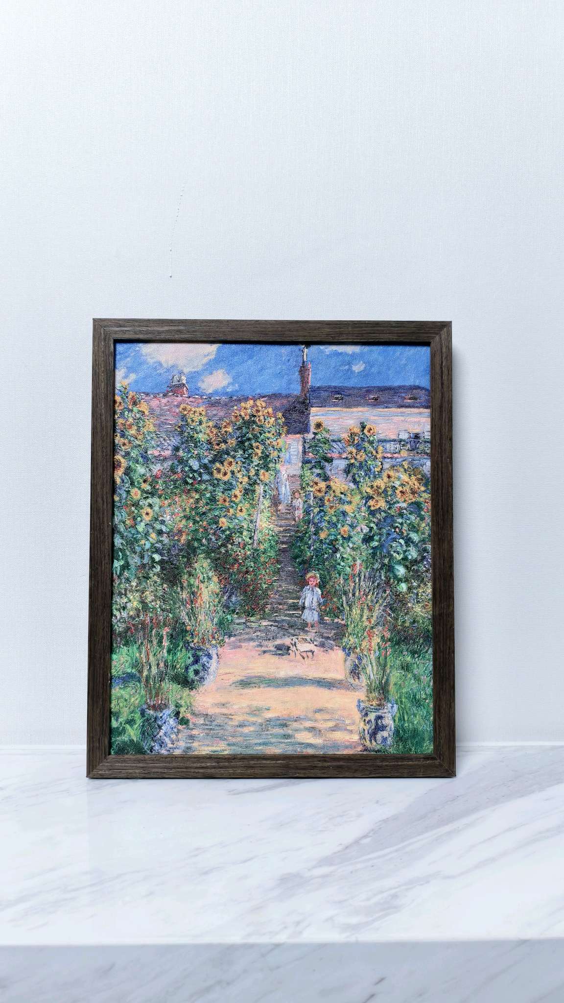 Artist's Witney Gardens | Landscape Oil Painting Wall Decor for Living Room
