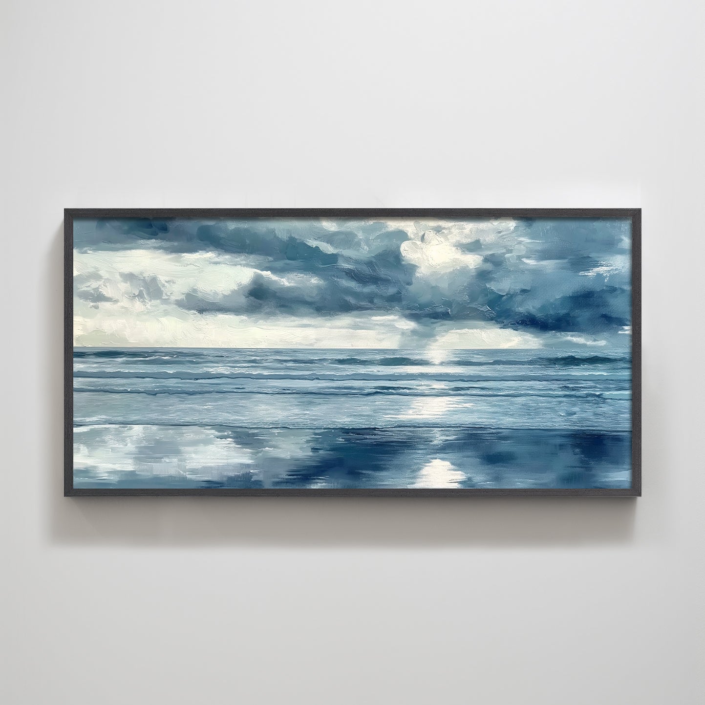 Ocean seascape texture home decoration painting.
