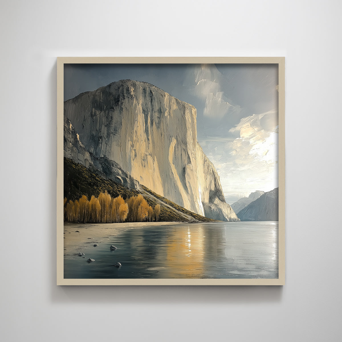 Natural mountain scenery home decoration painting.