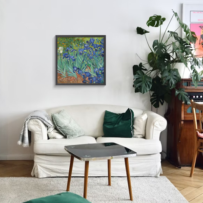 Irises Van Gogh - Impressionist Painting Wall Decor for Bedroom Decor Ideas