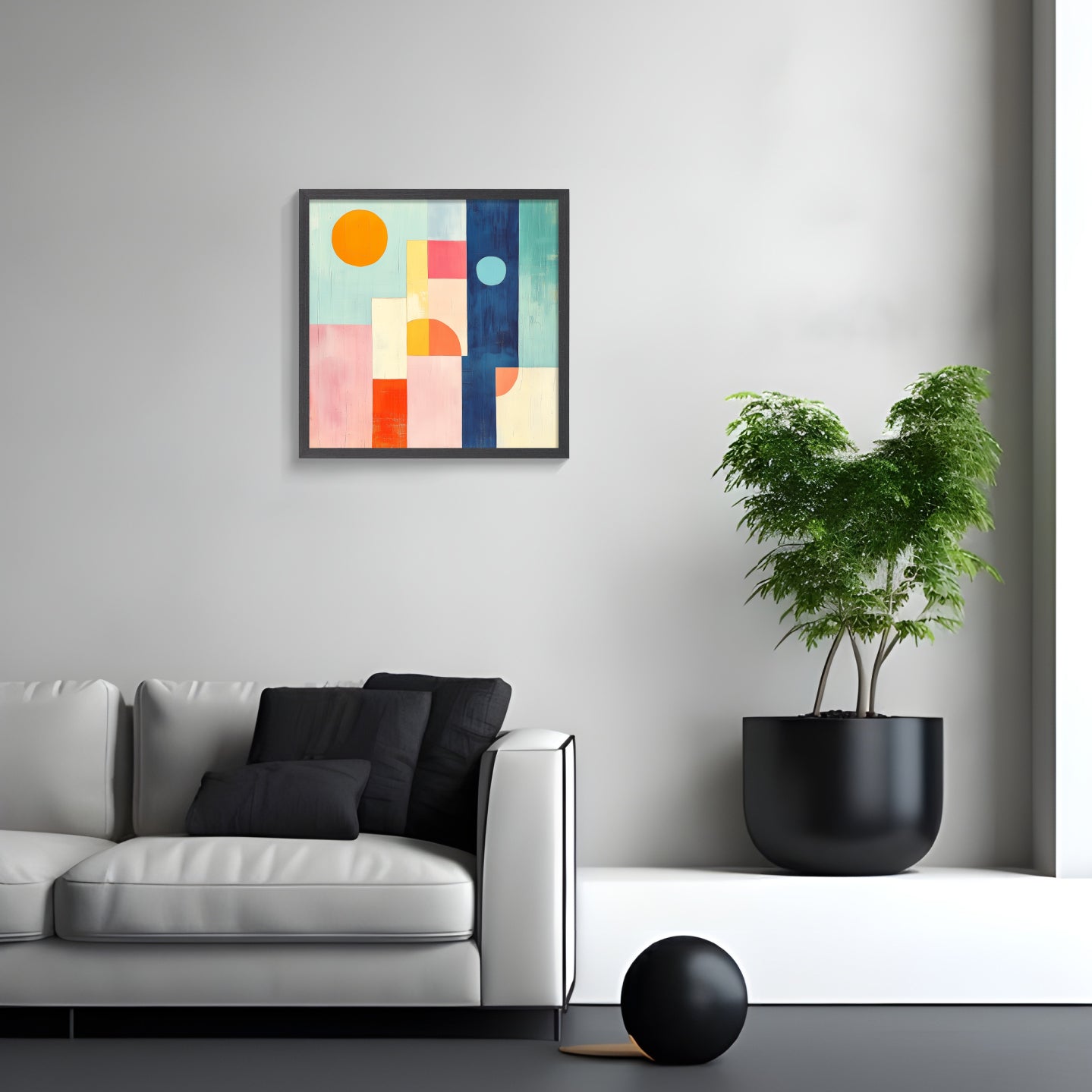 Abstract Color Blocks | Modern Geometric Wall Art for Contemporary Interiors