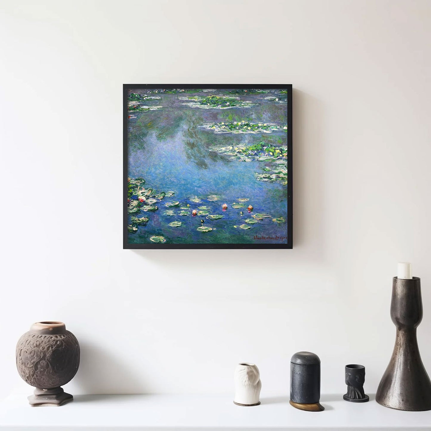 Claude Monet - Water Lilies - 1906 | Impressionist Painting Wall Decor for Living Room