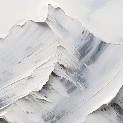 Snow Mountain Textured Print Wabi Sabi Minimalism Nature Hiking Printing Wall Art