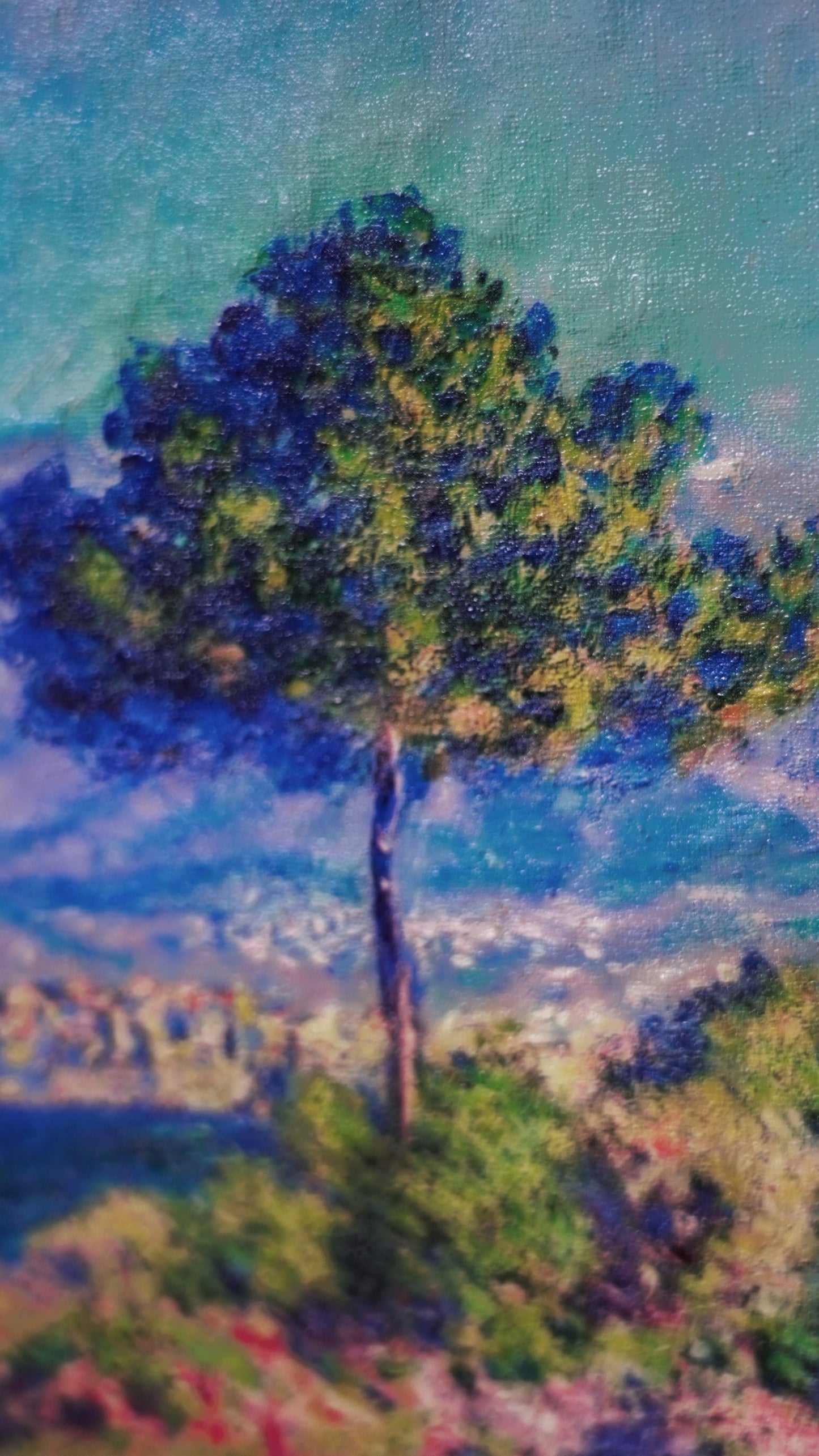 View of Antibes from the Heights of Notre Dame de Paris | Impressionist Painting Wall Art for Dining Room