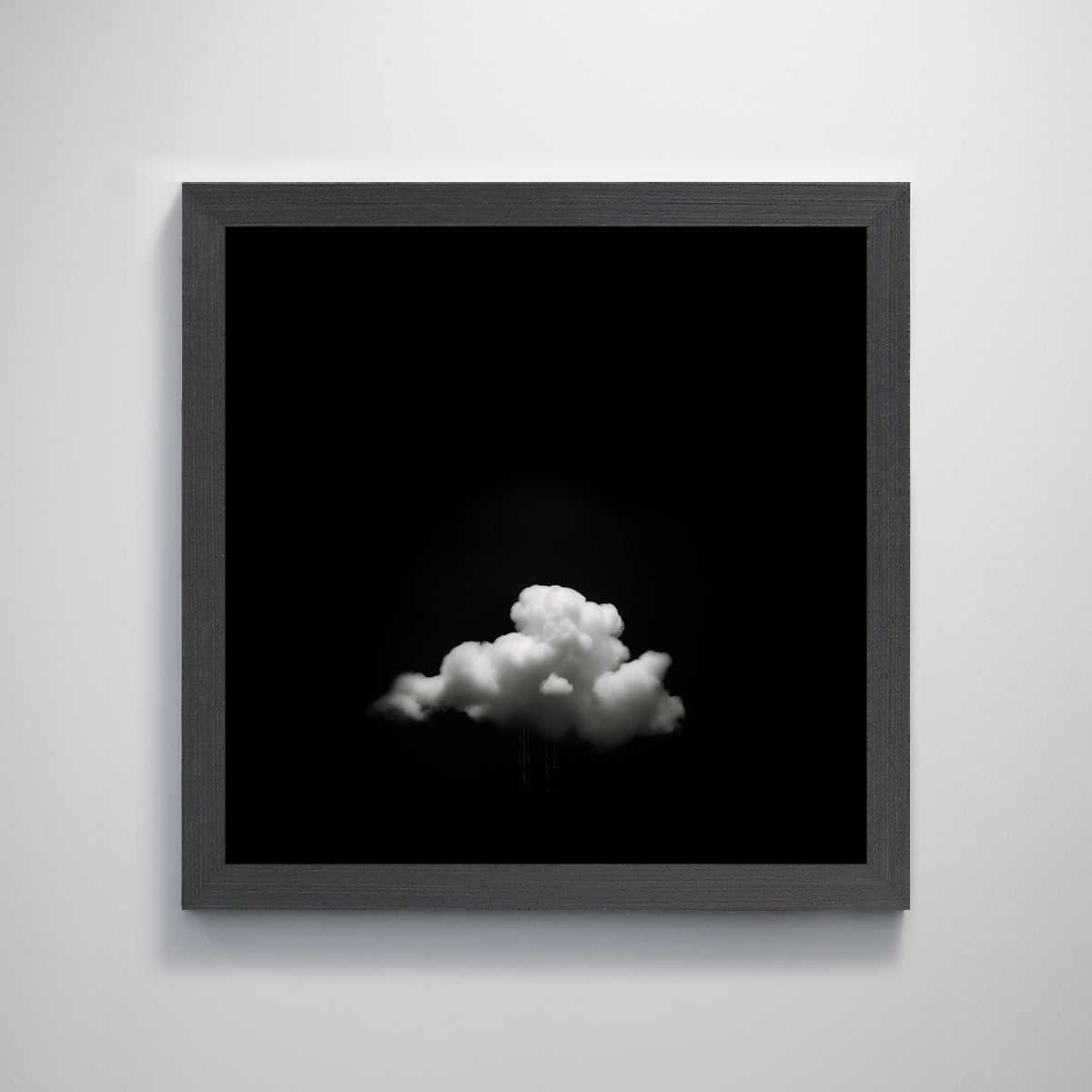 Black and white cloud texture print home decoration painting.