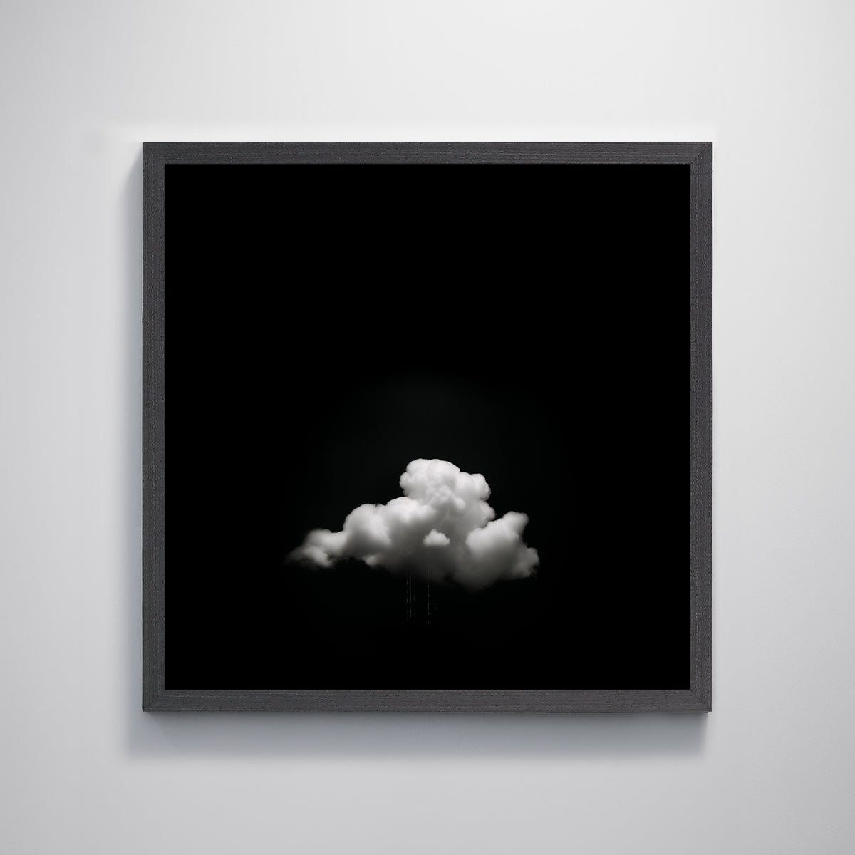 Black and white cloud texture print home decoration painting