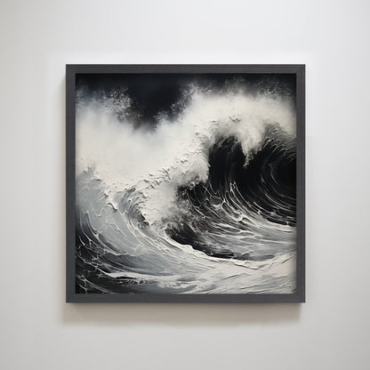 Black Ocean Wave