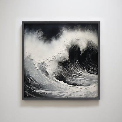 Black Ocean Wave