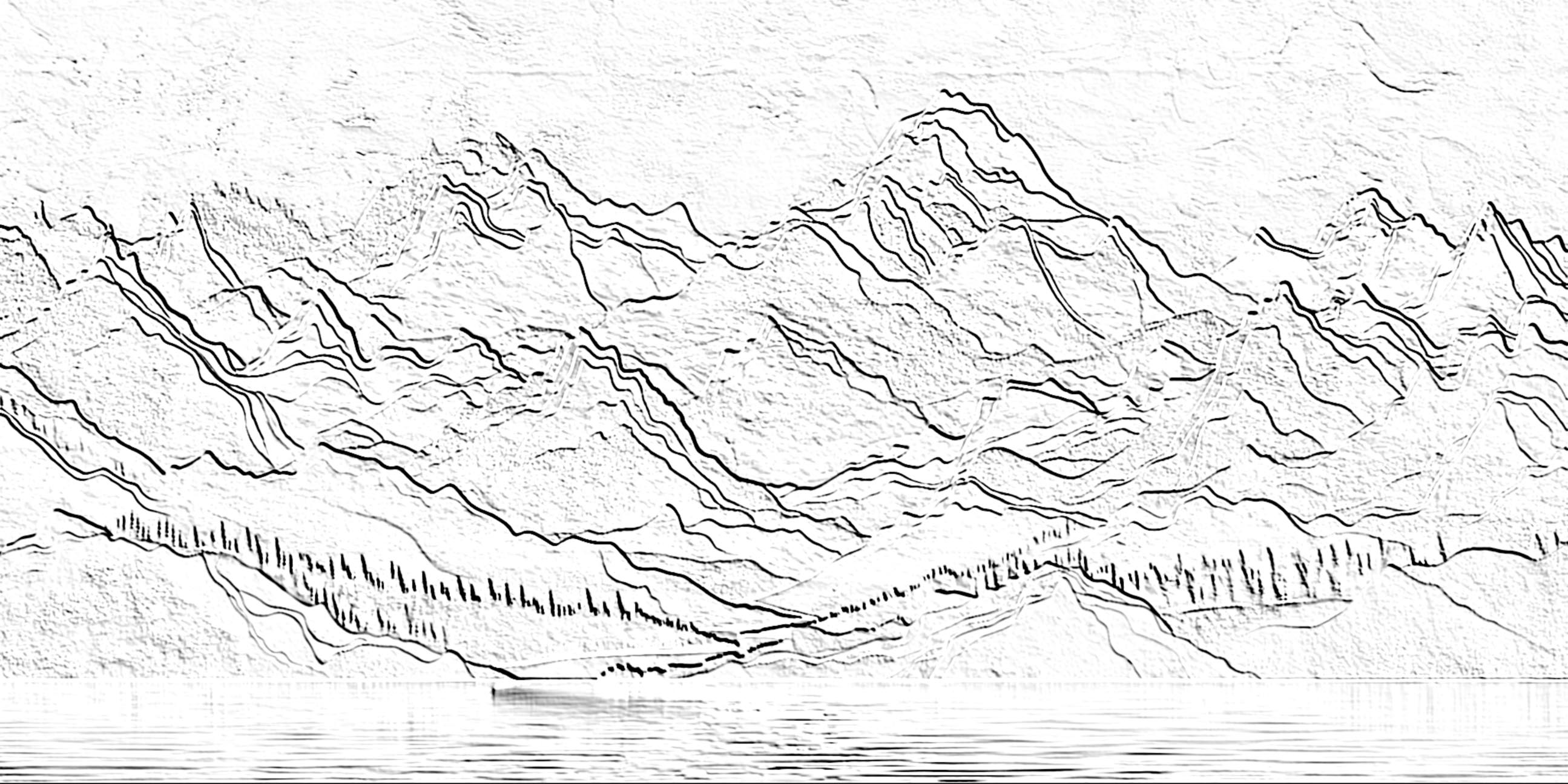 Decorative painting texture printing effect.