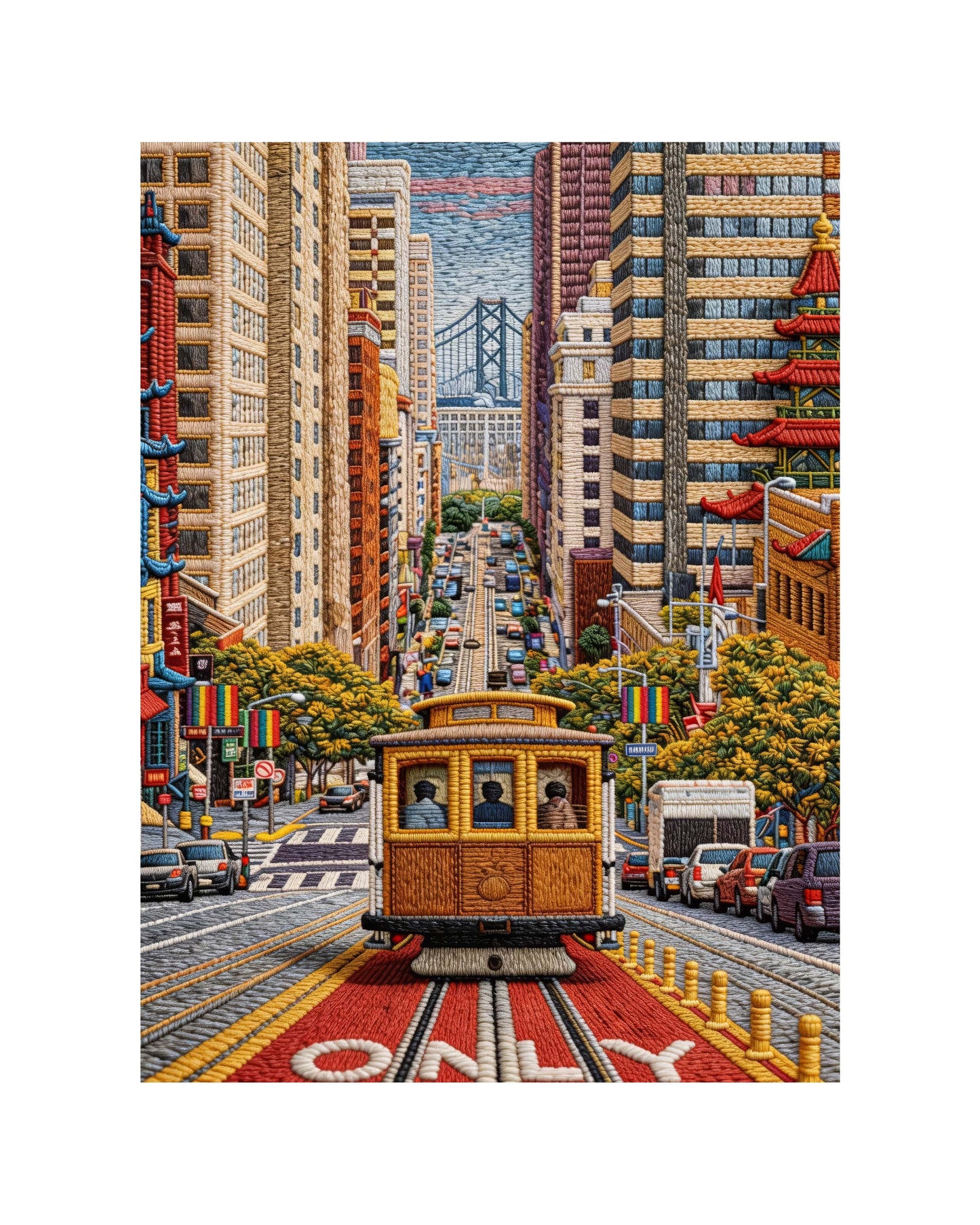 SF Textured Print Small(8x10)