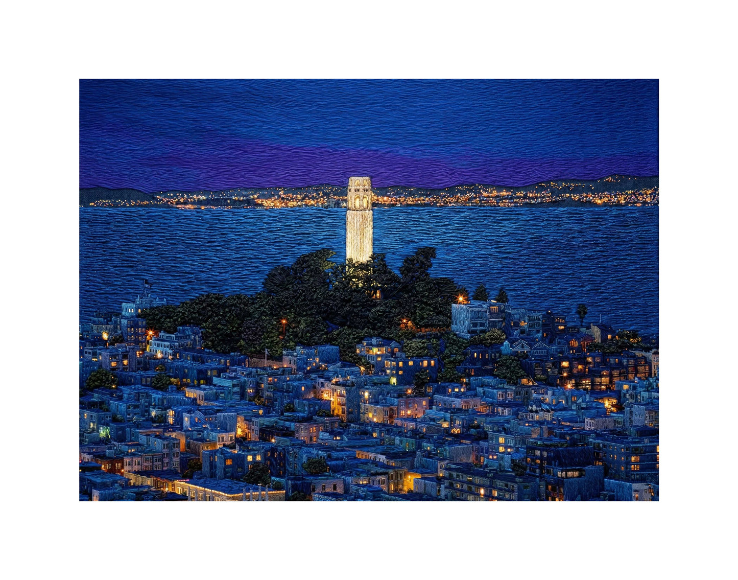 SF Textured Print Large(11x14)