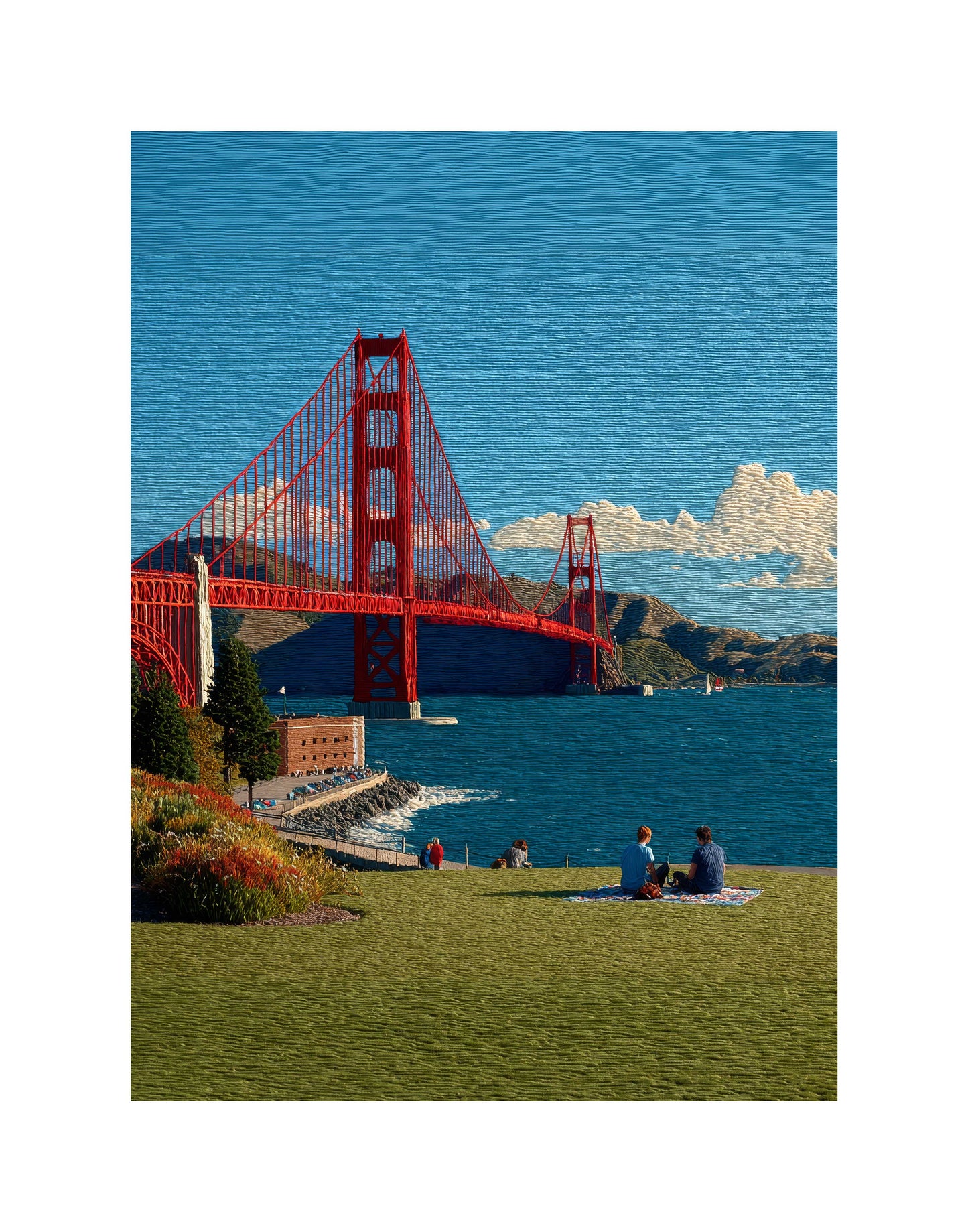 SF Textured Print Large(11x14)
