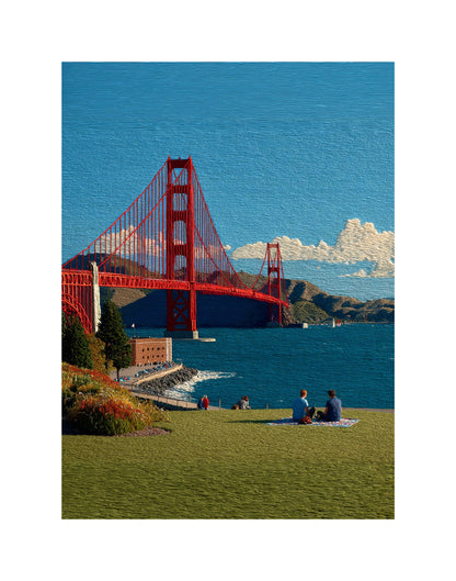 SF Textured Print Large(11x14)