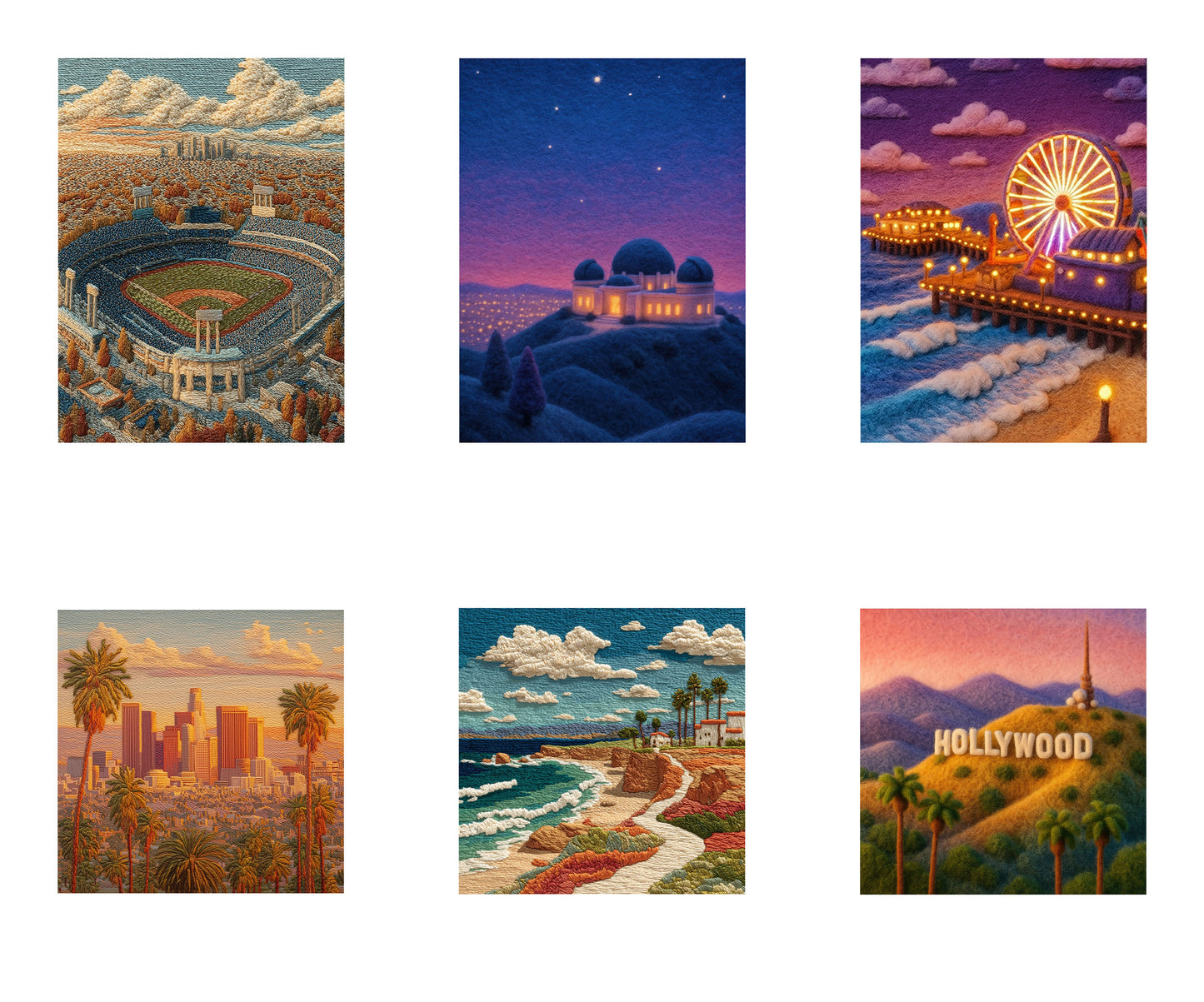 LA Textured Print Series(AR)