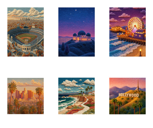 LA Textured Print Series(AR)