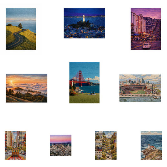 SF Textured Print Full Set