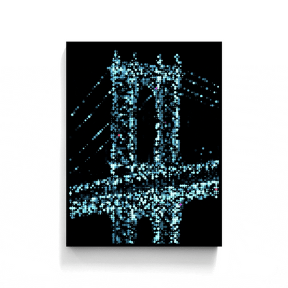 Shimmering Manhattan Bridge