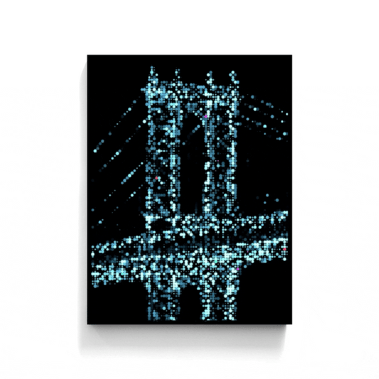 Shimmering Manhattan Bridge