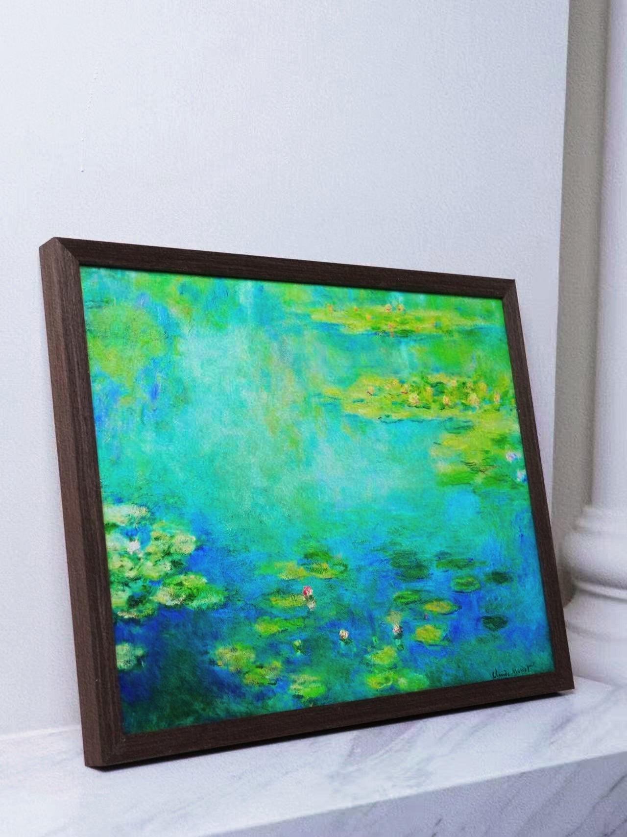 Water Lily | Decorative Paint Roller Water Lily Decor for Bedroom