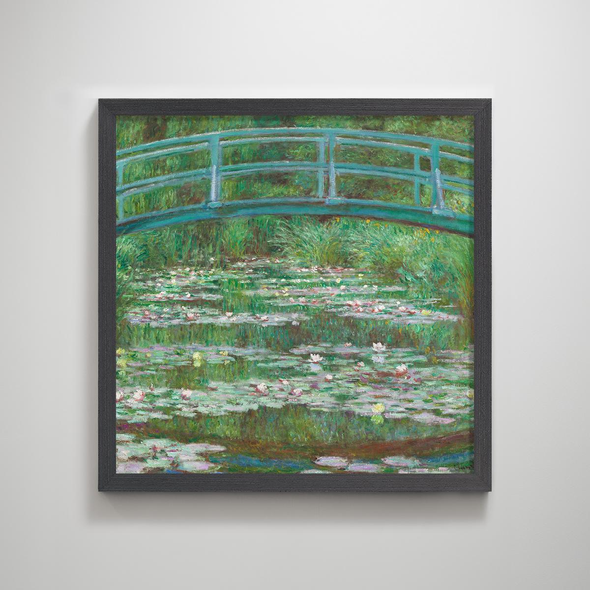 The Water Lily Pond, 1899 by Claude Monet | Impressionist Canvas Painting Wall Decor for Living Room