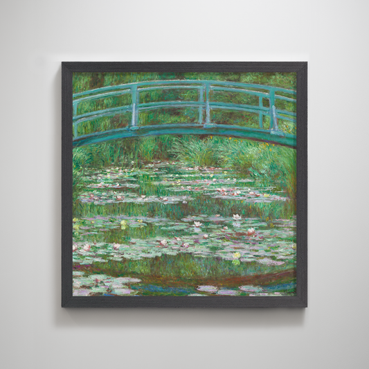 The Water Lily Pond, 1899 by Claude Monet | Impressionist Canvas Painting Wall Decor for Living Room