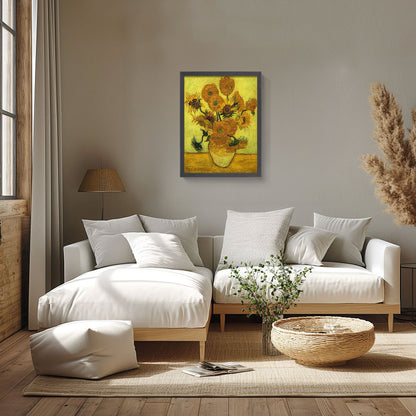 Van Gogh's Sunflowers oil painting | Post - Impressionist Decorative Oil Painting for Dining Room